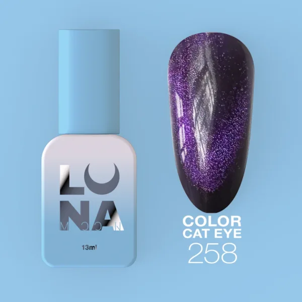 LUNA MOON - Гель-лак Color Cat Eye №258