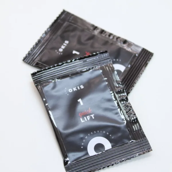 OKIS - Eyebrow and eyelash lamination product 1 Lift Quick BROW LAMI in a sachet of 3 ml - למינציה לגבות שלב 1 שקית 3 מל - Image 3