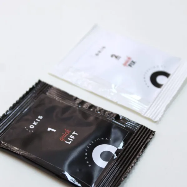 OKIS - Eyebrow and eyelash lamination product 2 Fix Quick LAMI in a sachet of 3 ml - למינציה לגבות שלב 2 שקית 3 מל - Image 2