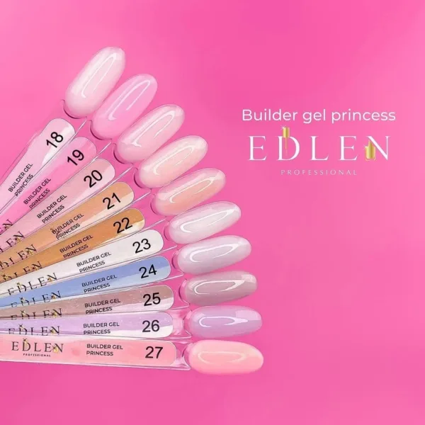 Моделюючий гель EDLEN - Builder Gel Princess 30 ml. No. 27 - Image 2