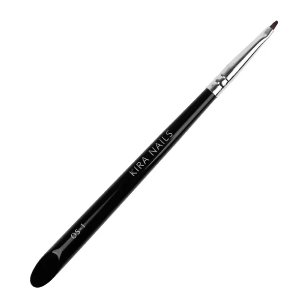 KIRA NAILS - Oval OS-1 brush (Synthetic) - מכחול אובלי - OS-1 שיער סינטטי