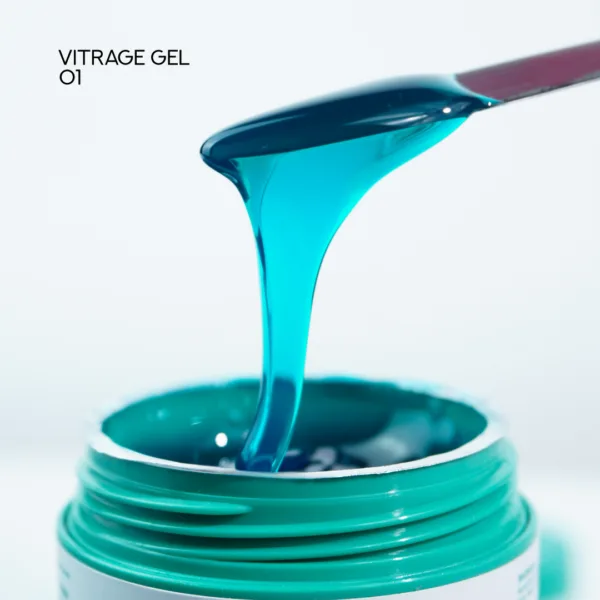 Siller - Vitrage Gel №01, 15 мл Напівпрозорий гель - Image 2