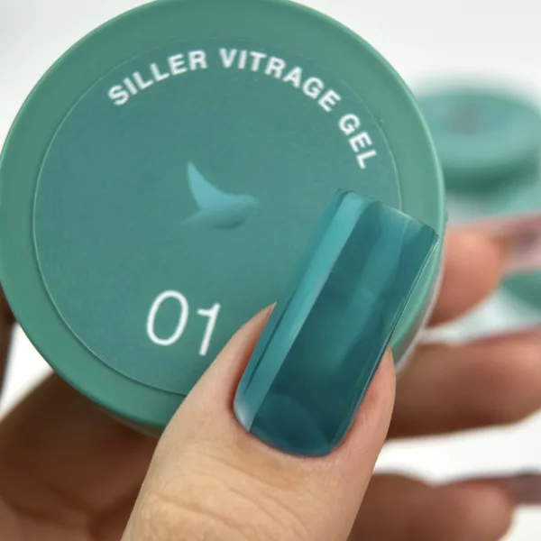 Siller - Vitrage Gel №01, 15 мл Напівпрозорий гель - Image 3