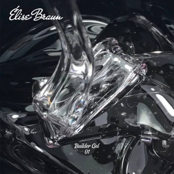 Elise Braun - Builder Gel 30 ml transparent No, 01 - בילדר ג'ל 30 מל צבע שקוף - מס, 01 - Image 2