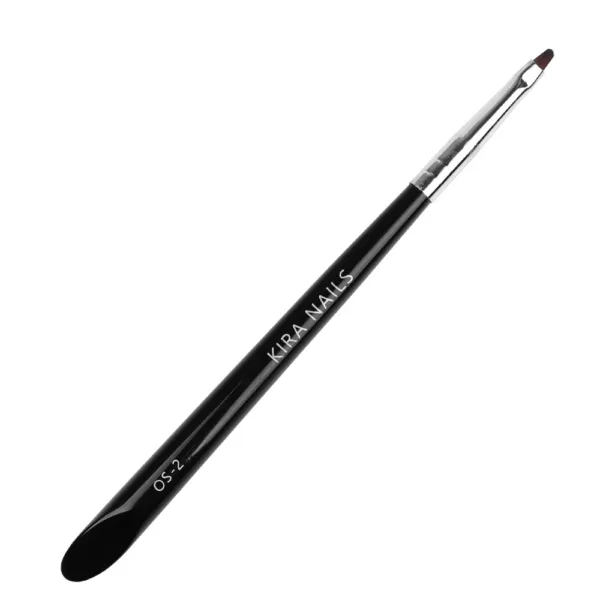 KIRA NAILS - Oval OS-2 brush (Synthetic) - מכחול אובלי - OS-2 שיער סינטטי
