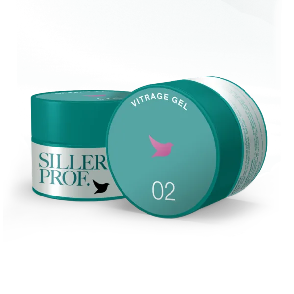 Siller - Vitrage Gel №02, 15 мл Напівпрозорий гель