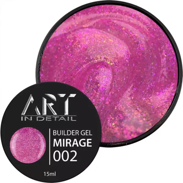 Моделюючий гель ART - Builder Gel 15 ml, MIRAGE No. 002 - Image 2