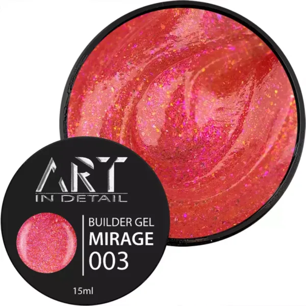 Моделюючий гель ART - Builder Gel 15 ml, MIRAGE No. 003 - Image 2
