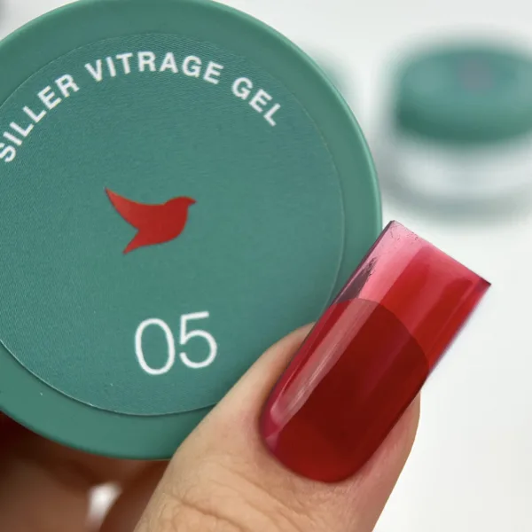 Siller - Vitrage Gel №05, 15 мл Напівпрозорий гель - Image 3