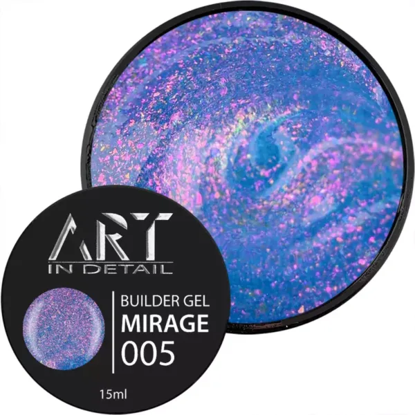Моделюючий гель ART - Builder Gel 15 ml, MIRAGE No. 005, - Image 2