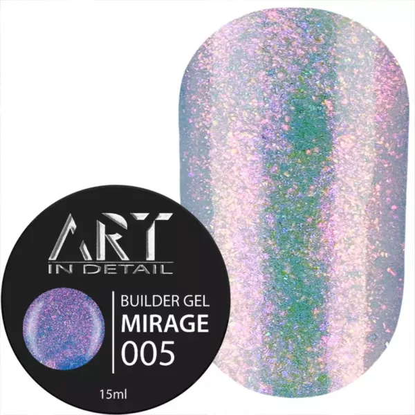 Моделюючий гель ART - Builder Gel 15 ml, MIRAGE No. 005,