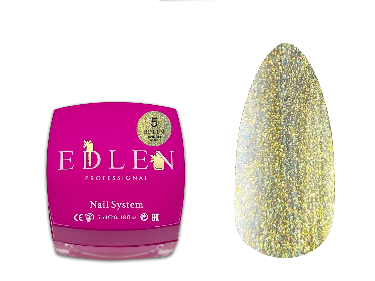 Гель для дизайну Edlen - Twinkle Paste  5 ml No 05