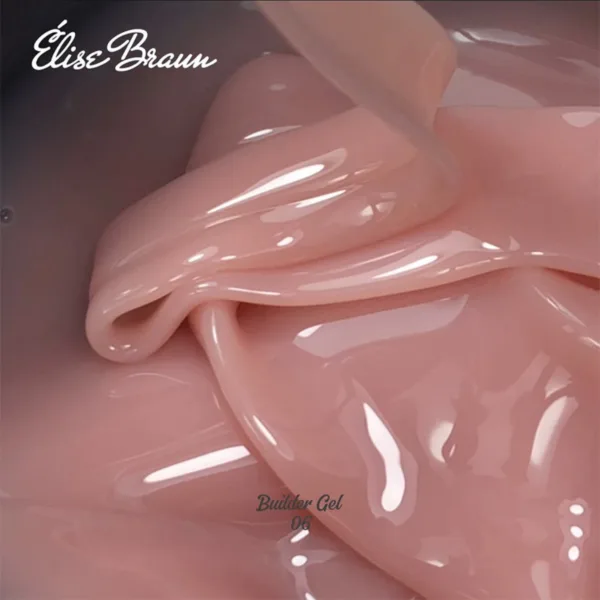 Elise Braun - Builder Gel 30 ml Caramel Beige No, 06 - בילדר ג'ל 30 מל צבע קרמל בז' - מס, 06 - Image 2