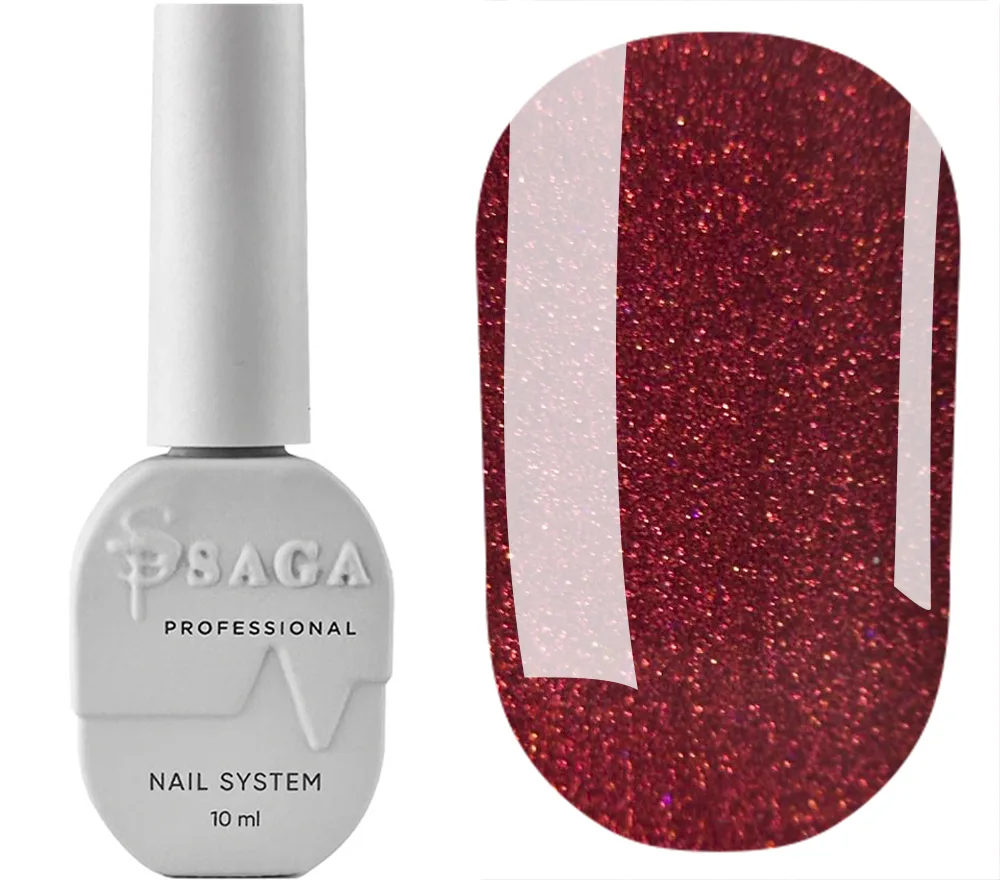 SAGA - Гель-лак Love Red No. 01, 10 ml