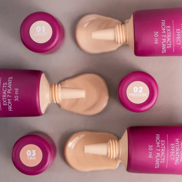 ZOLA - Tonal foundation 30ml  NUDE SKIN 03 TAN - בסיס טונאלי 30 מל עור ניוד - מס, 03 שיזוף - Image 2