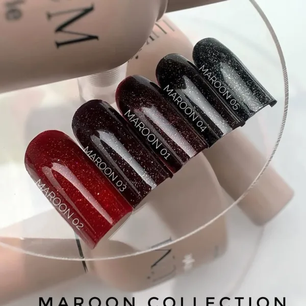 Lukum - Гель-лак Maroon 02 10 мл - Image 3