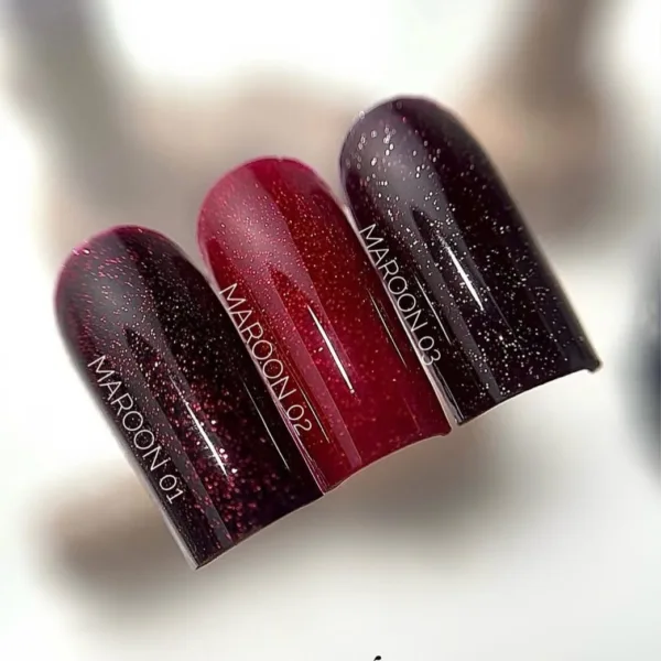 Lukum - Гель-лак Maroon 02 10 мл - Image 4