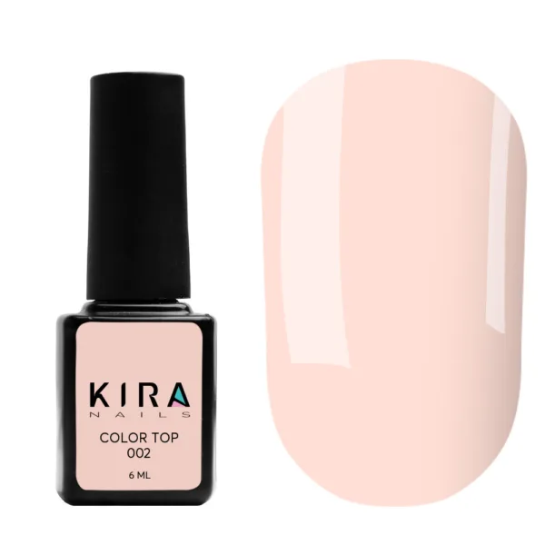 Kira - Color Top no stiki, 6 ml,  No - 002, - טופ צבעים 6 מל - מס, 002