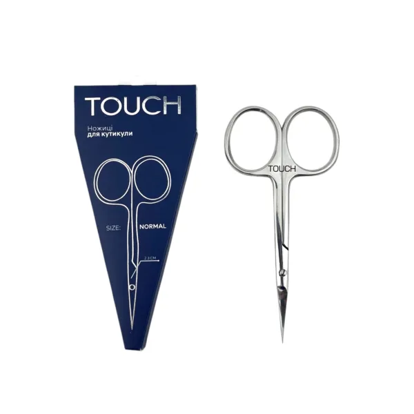 Touch - Cuticle scissors Normal, 90 mm - מספריים לעור ממוצע 90 מ'מ