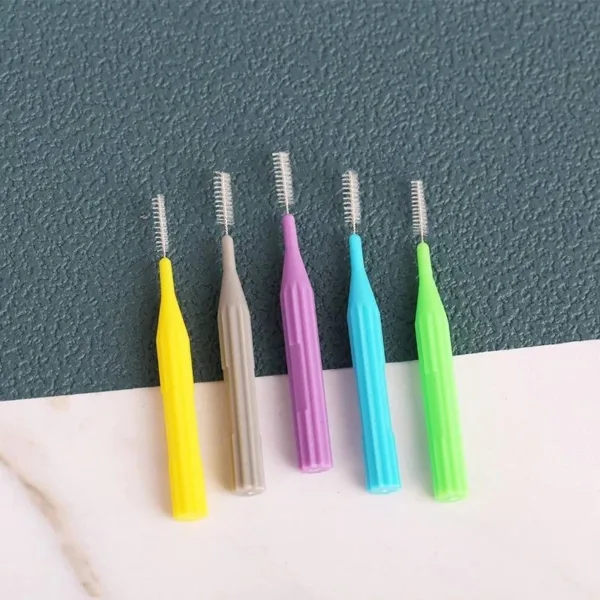 Baby Brush for eyelashes and eyebrows, mix of colors, 10pcs pack