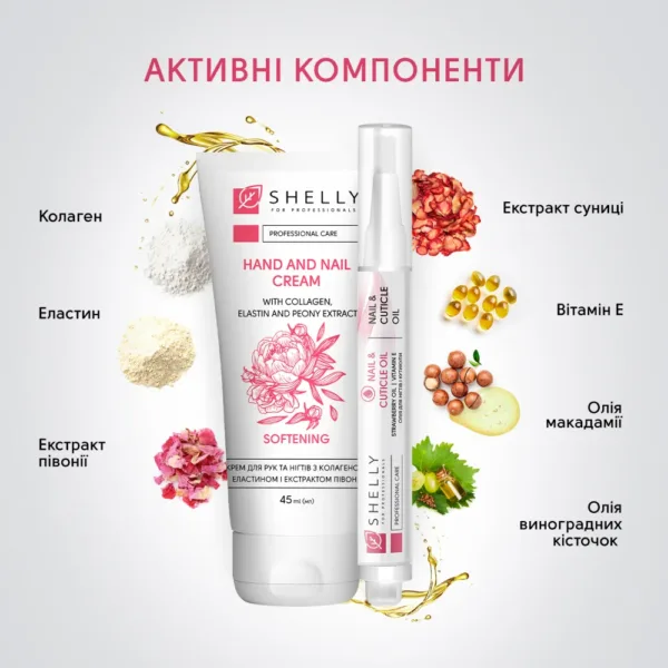 Shelly - Hand and Nail Set Gift Set - קרם ידיים ושמן ציפורניים עם ויטמין E - Image 6