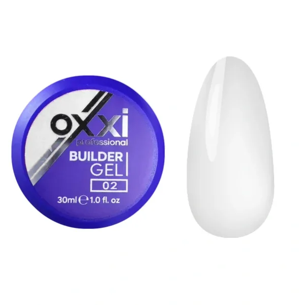Моделюючий гель Builder Gel Oxxi Professional, 2, білий, 30мл