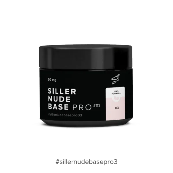Siller - Nude Base Pro №3 – камуфлююча кольорова база, 30мл