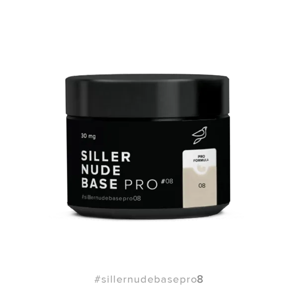 Siller - Nude Base Pro №8 – камуфлююча кольорова база, 30мл