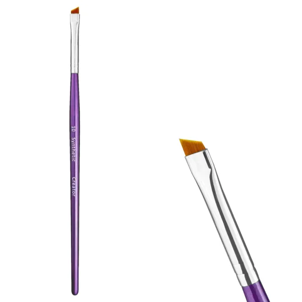 Creator - Brush #10 Synthetic, beveled - מברשת מס' 10 סינתטית, משופעת
