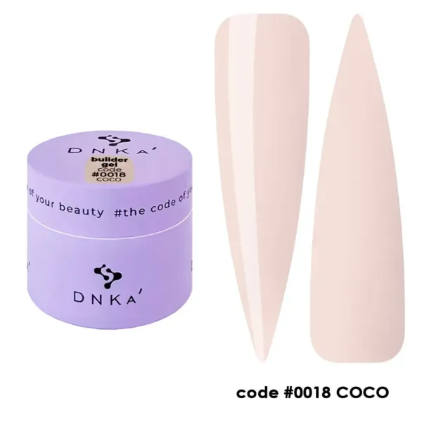 DNKA - Гель для нарощування BUILDER GEL 15 ML 18 Coco