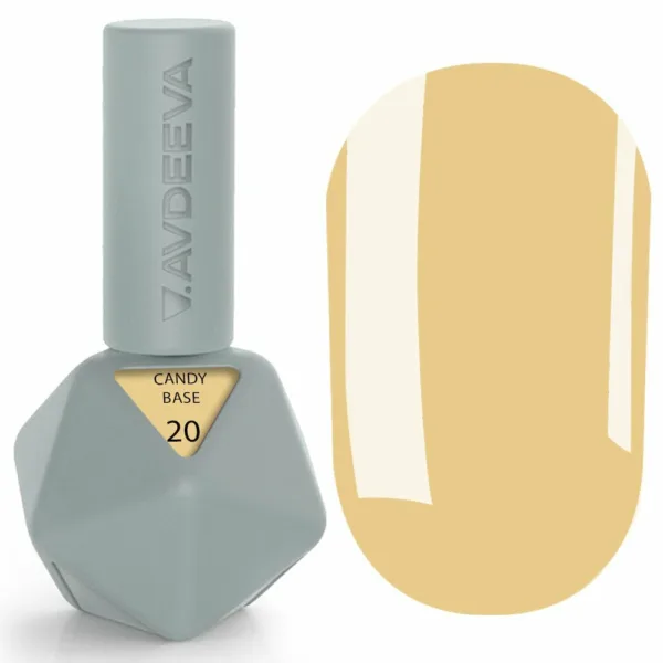 CANDY BASE 20 Victoria Avdeeva – Камуфлююча база пастельно-жовта