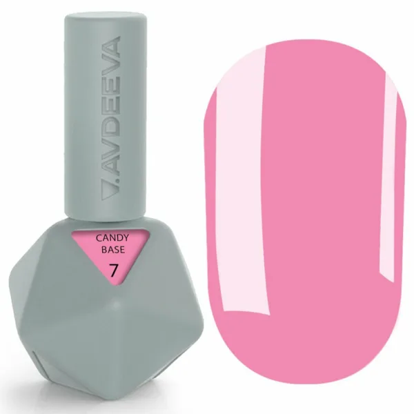 CANDY BASE 7 Victoria Avdeeva – Камуфлююча база холодного рожевого кольору
