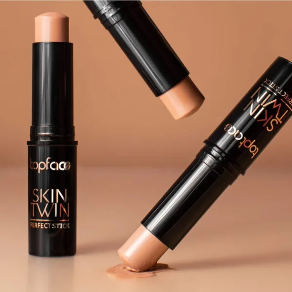 Topface - "Skin Twin - Perfect Stick Contour"  (9 g) No, 03 - Mahogany - קונטור סטיק מהגוני מס, 03 - Image 3
