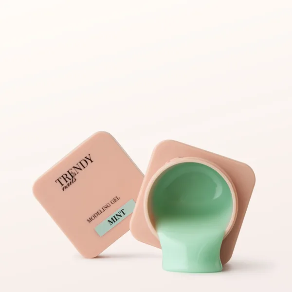 TRENDY - Modeling Gel - Mint 30 ml, pastel Mint  - בילדר ג'ל מודלינג 30 מל צבע - מנטה פסטל - Image 2