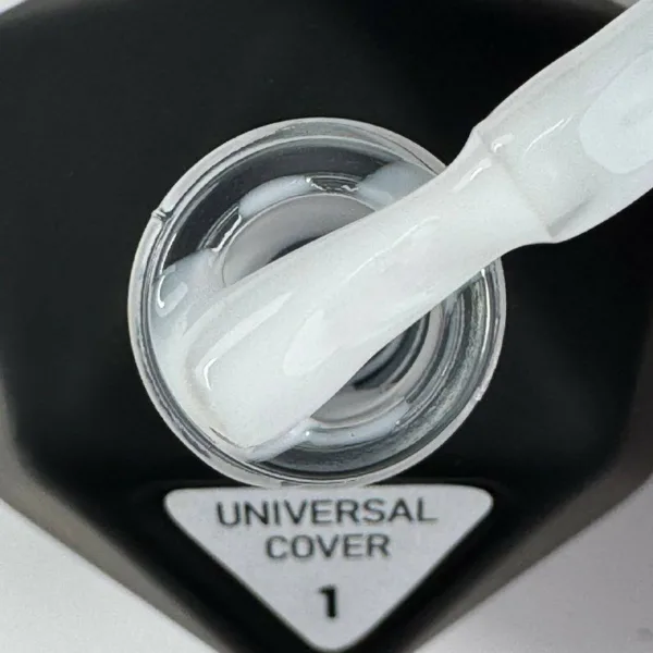 UNIVERSAL COVER GEL 01 Victoria Avdeeva 12мл — білий рідкий акрігель (ліквід гель) - Image 2