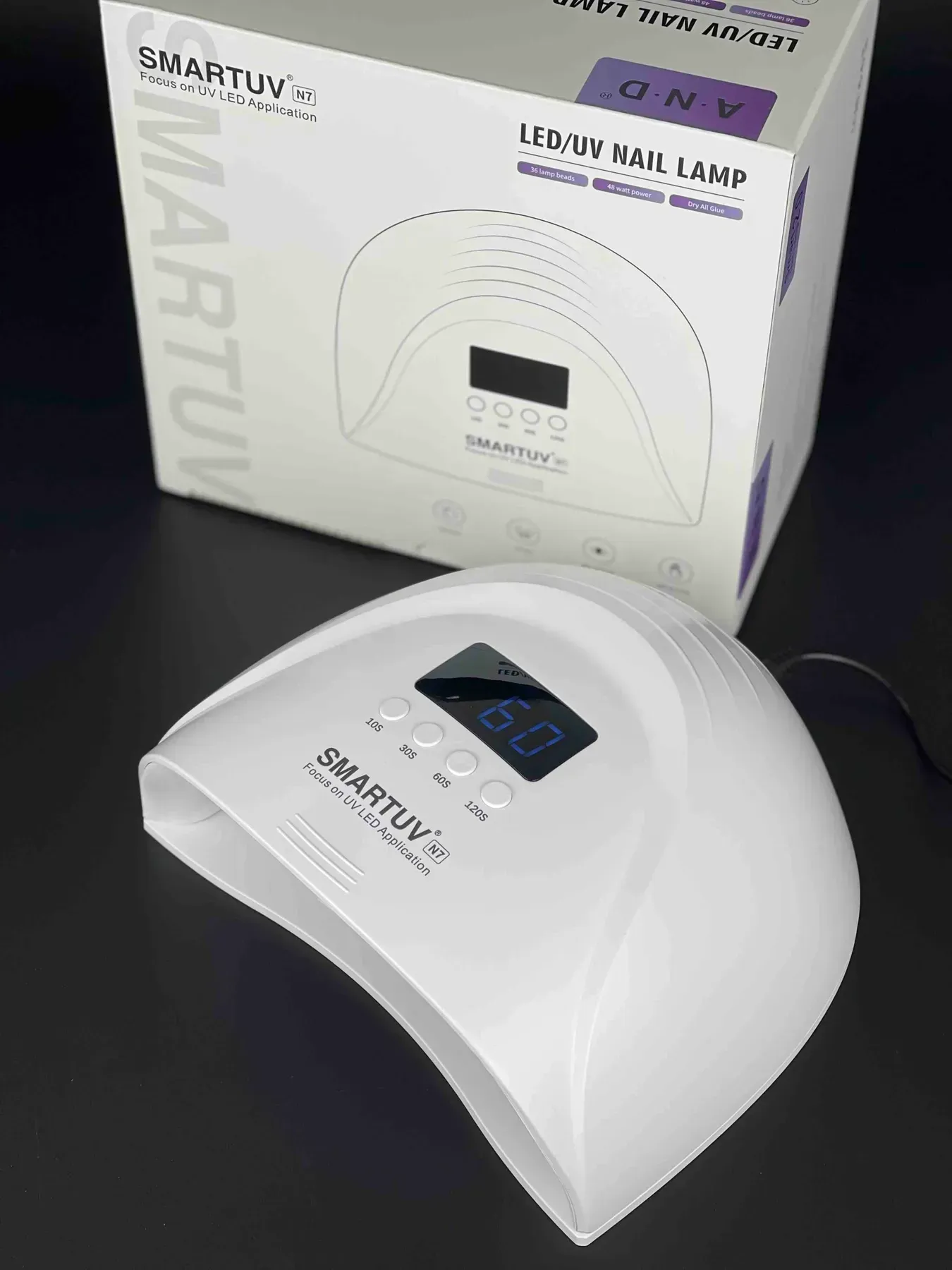 SMARTUV - N7 Lamp LED, 48 W, White - מנורת יבוש 48 וואט לבן