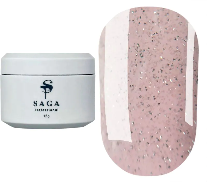 SAGA - Гель для нарощування та укріплення нігтів Builder Night Gel 15 ml - 01
