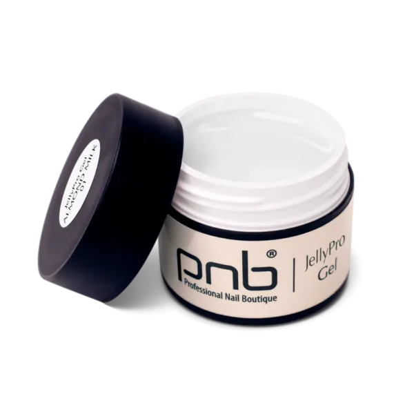 PNB - JellyPro Gel, 01 Almond Milk, 15  ml - ג'ל בנייה ג'לי ג'ל פרו 15 מל צבע חלבי - מס, 01
