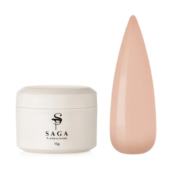 SAGA - Гель для нарощування та укріплення нігтів Builder Pastel Color,15 мл №02