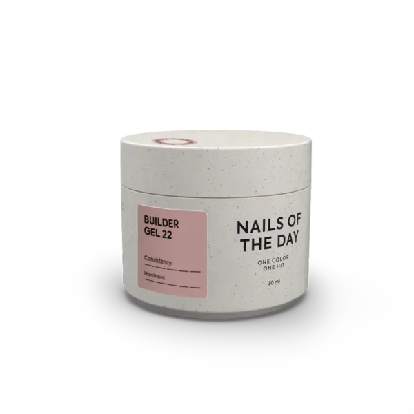 NAILSOFTHEDAY - Builder Gel 22 — нюдовий гель для нарощування нігтів, 30 мл