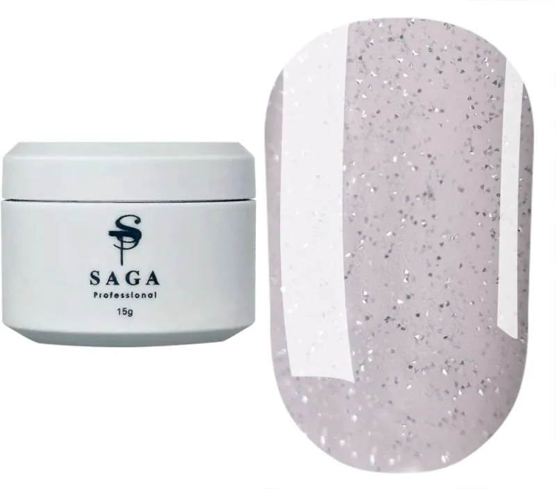 SAGA - Гель для нарощування та укріплення нігтів Builder Night Gel 15 ml - 05