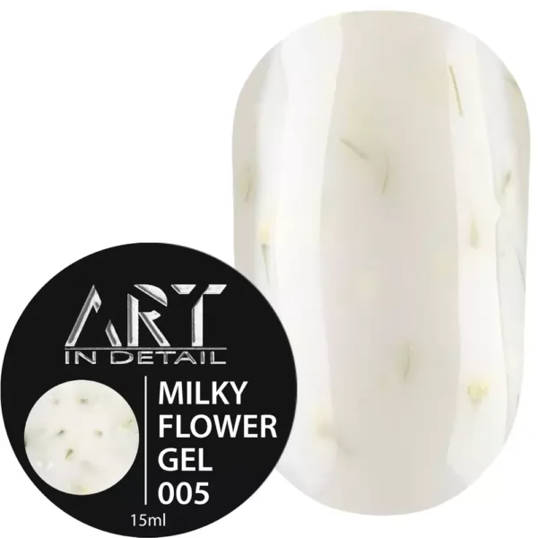Гель моделюючий ART - Builder Gel Milky Flower No. 005, 15 ml