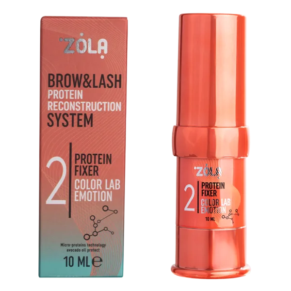 Zola - EMOTION COLOR LAB Lamination composition 02 PROTEIN FIXER  - הרכב למינציה מקבע חלבונים 10 מל - מס 02