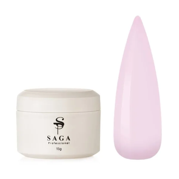 SAGA - Гель для нарощування та укріплення нігтів Builder Pastel Color,15 мл №06