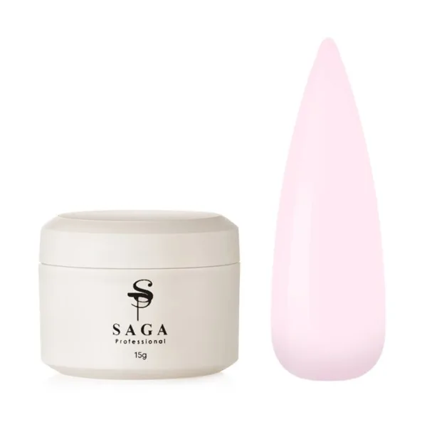 SAGA - Гель для нарощування та укріплення нігтів Builder Pastel Color,15 мл №07