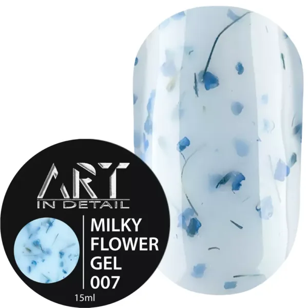 Гель моделюючий ART - Builder Gel Milky Flower No. 007, 15 ml