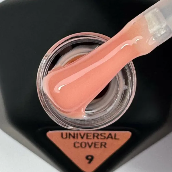 UNIVERSAL COVER GEL 09 Victoria Avdeeva 12мл — Насичений персиковий рідкий акрігел - Image 2