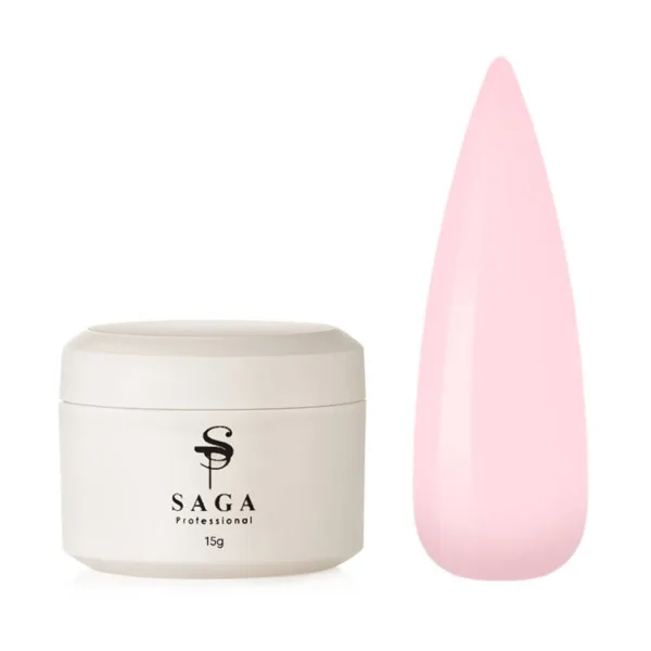 SAGA - Гель для нарощування та укріплення нігтів Builder Pastel Color,15 мл №09