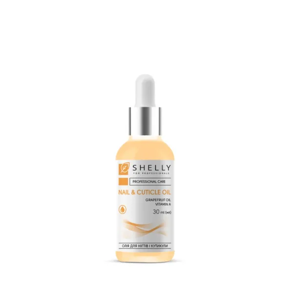 Shelly - Nail and cuticle oil with grapefruit extract and vitamin A,  30 ml - שמן לציפורניים ולקוטיקולה עם תמצית אשכוליות וויטמין A 30 מ"ל