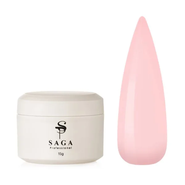 SAGA - Гель для нарощування та укріплення нігтів Builder Pastel Color,15 мл №10
